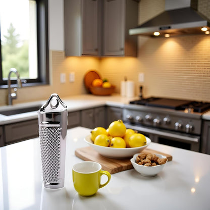 Multifunctional Kitchen Stainless Steel Ginger Garlic Nutmeg Grater Nut Walnut Lemon Hand Planer Tool Lemon Professional Kitchen Tool, Graters