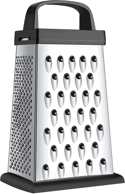 Cheese Grater Box Grater (Rotary hand safeguard White)