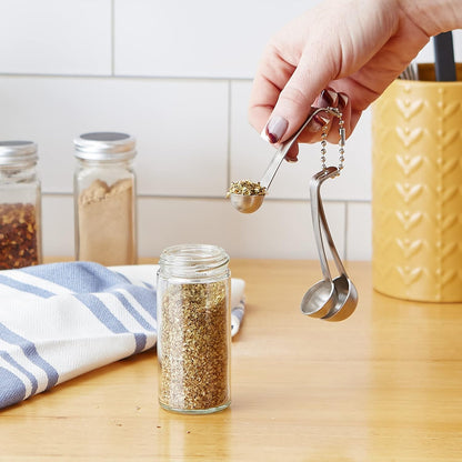 RSVP International Endurance Kitchen Collection Measuring Tools, Dishwasher Safe, Mini Ladles, 3 Piece, Stainless Steel