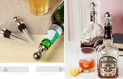 Wing Corkscrew,Ilyever Premium Wine Opener with Bottle Stopper,Multifunctional Corkscrew Wine Cork Opener Bottler Opener Remover for Home, Kitchen,Restaurant,Party and as Gift,Black