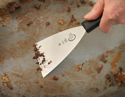 Mercer Culinary Millennia Bench Scraper, 5 7/8 Inch X 3 1/2 Inch Blade, Black Handle