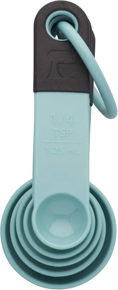 KitchenAid Measuring Spoons, Set Of 5, Aqua Sky