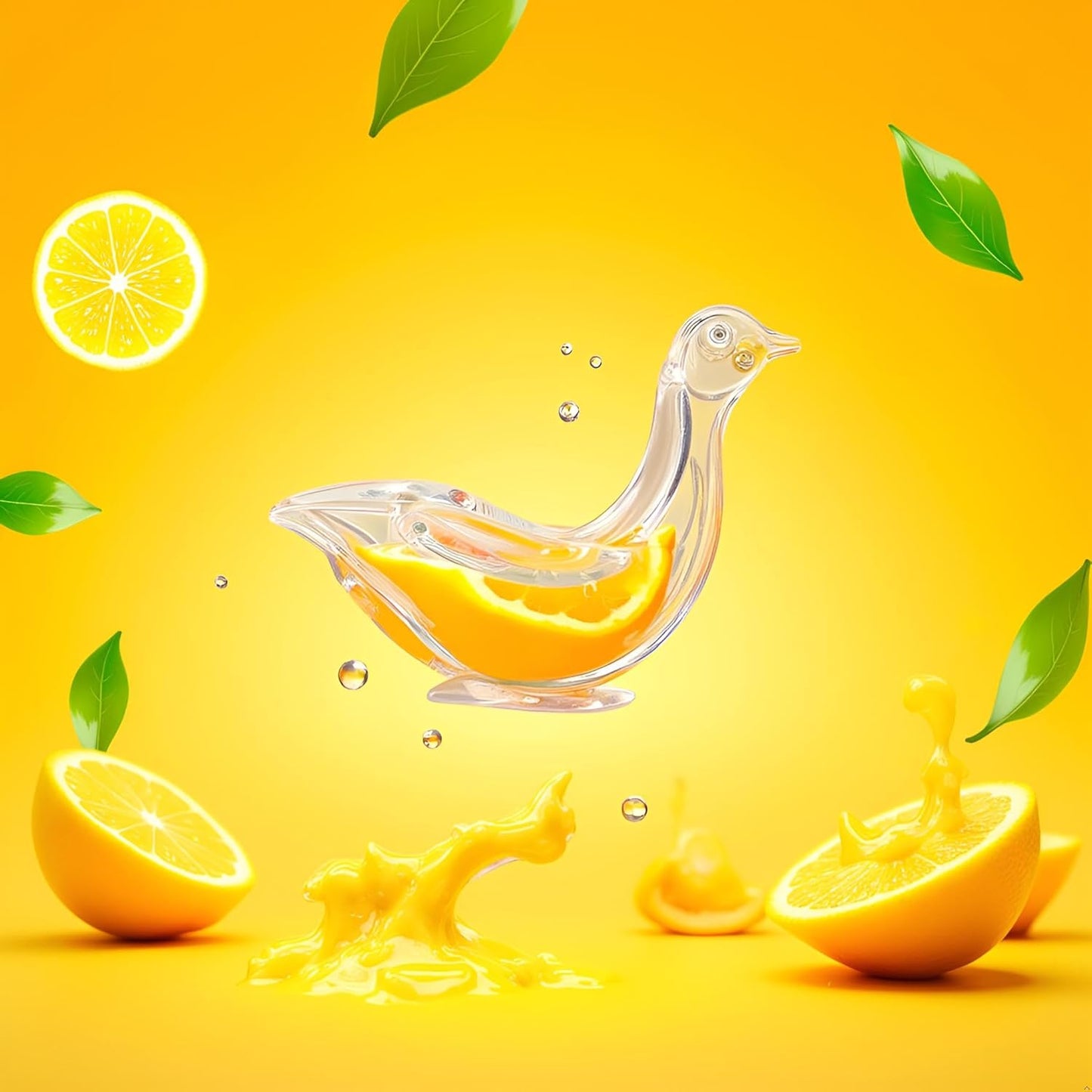 2 Pack Bird shape Lemon Squeezer, Lemon Juicer Acrylic Manual Juice Lime Squeezer Bird Shape Hand Juicer for Orange Lemon Lime Pomegranate