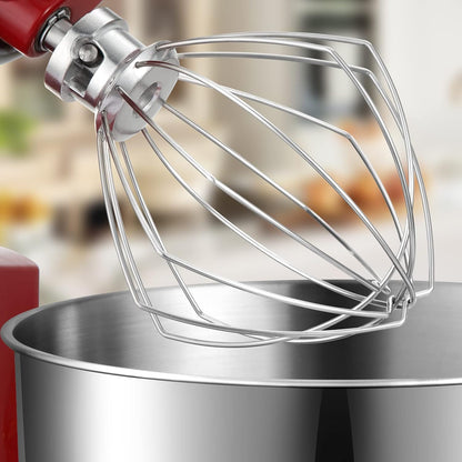 Stand Mixers Accessories 3-Piece Including K45WW Wire Whip & K45DH Dough Hook & K45B Flat Beater fit for Kitchenaid 4.5-5QT Tilt-Head Stand Mixers