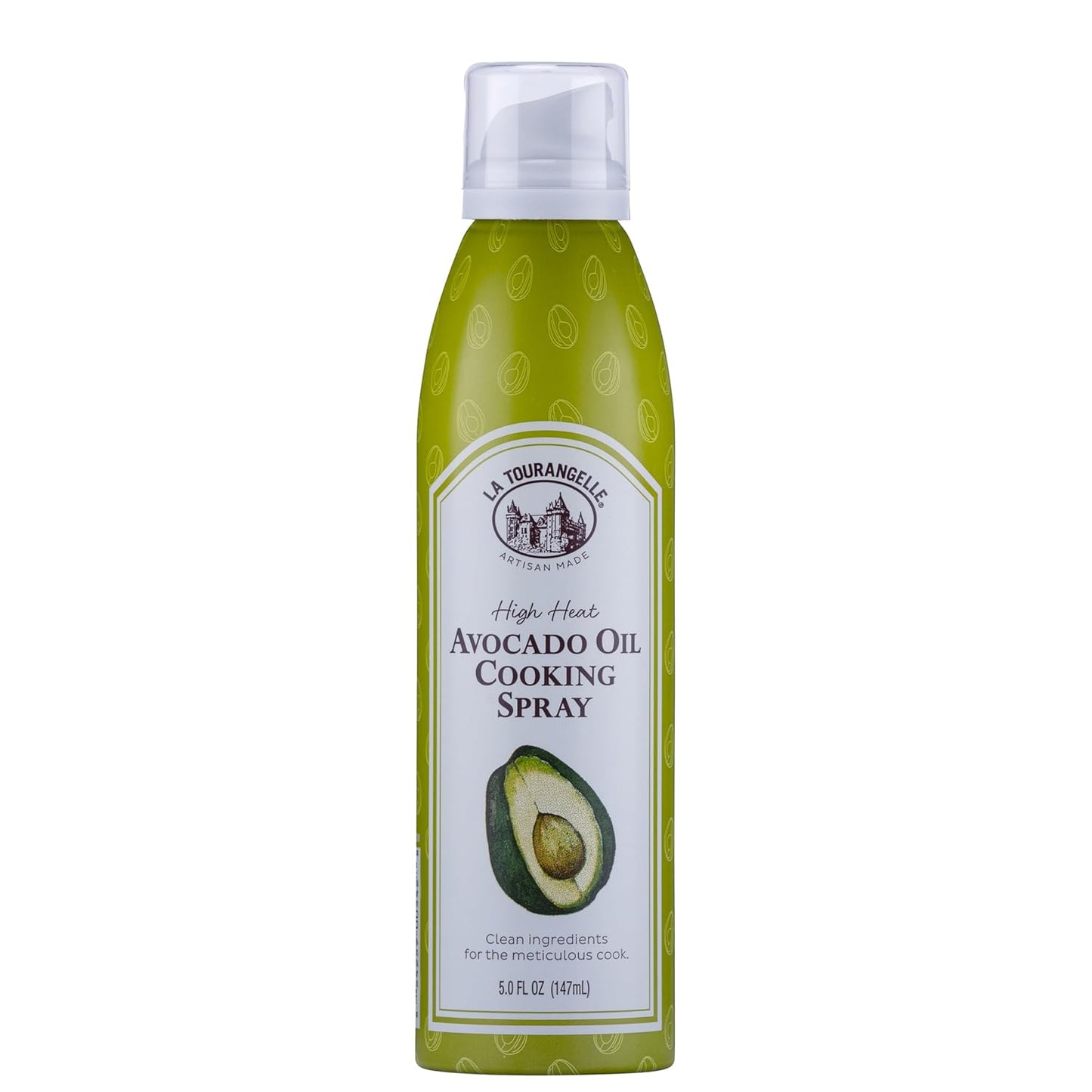 La Tourangelle, Organic Extra Virgin Olive Oil Spray, Cold-Pressed, All-Natural, Artisanal, Great for Cooking, Sauteing, Grilling, 5 Fl Oz