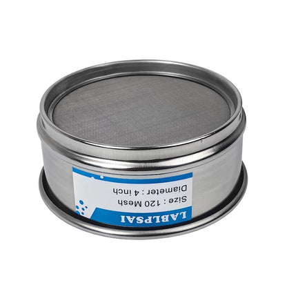 325 Mesh Lab Sieves 4" Diameter 304 Stainless Steel Wire Cloth Test Sieve for Industrial Laboratory Home