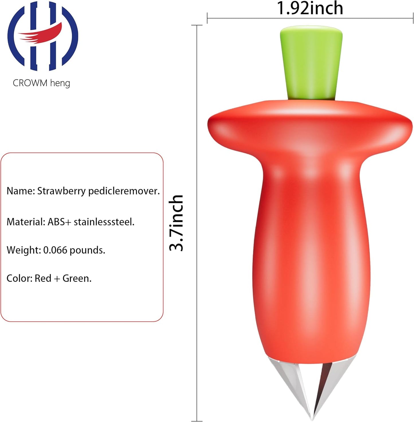 Remover, tomato corer, strawberry remover, kitchen tool tweezers, fruit clip, suitable for fruits and vegetables, suitable for strawberries, pineapples, tomatoes, fruits,