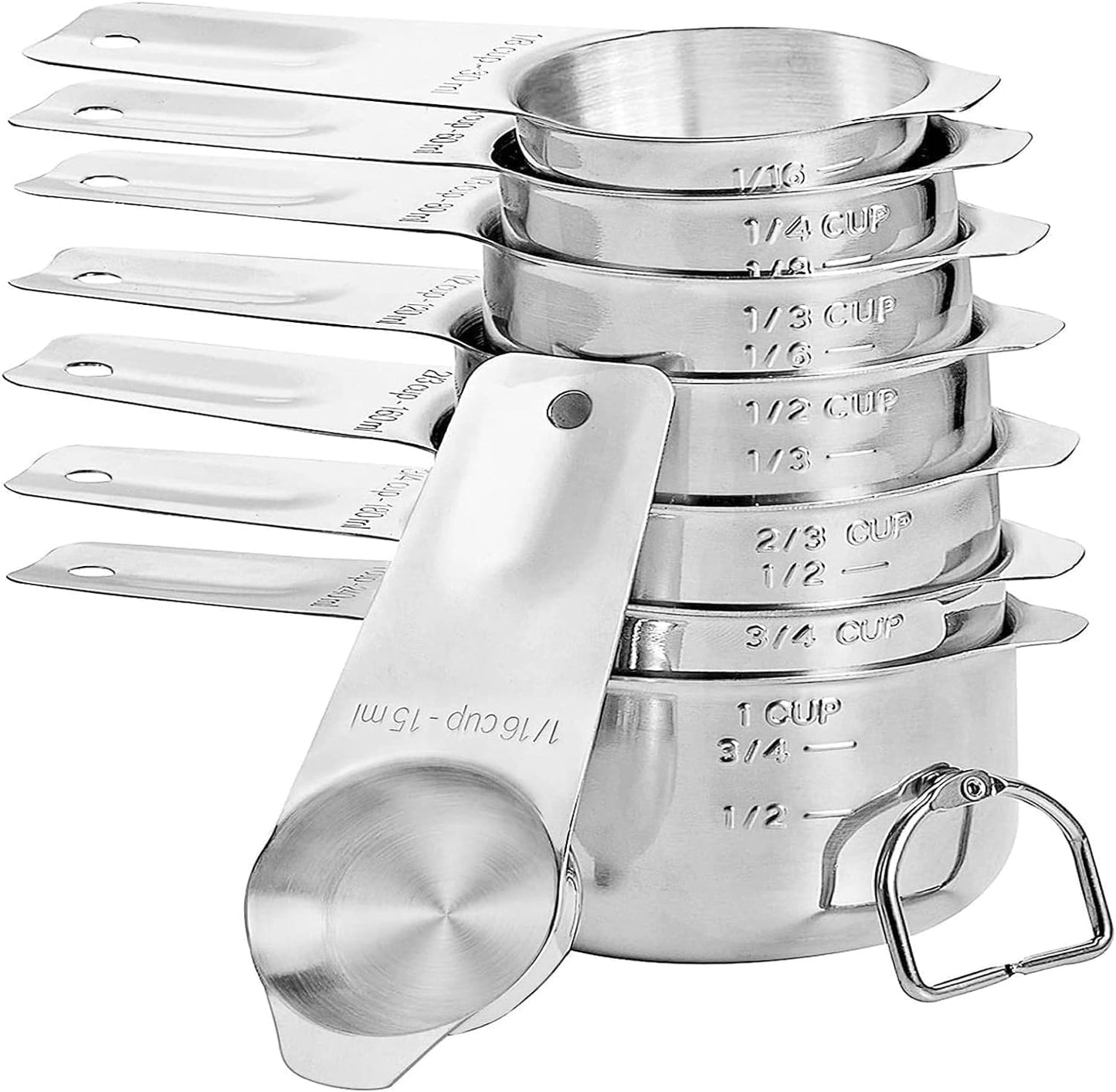 DOTINGHUX Plastic Measuring Spoons 8-Piece,Assorted Colors