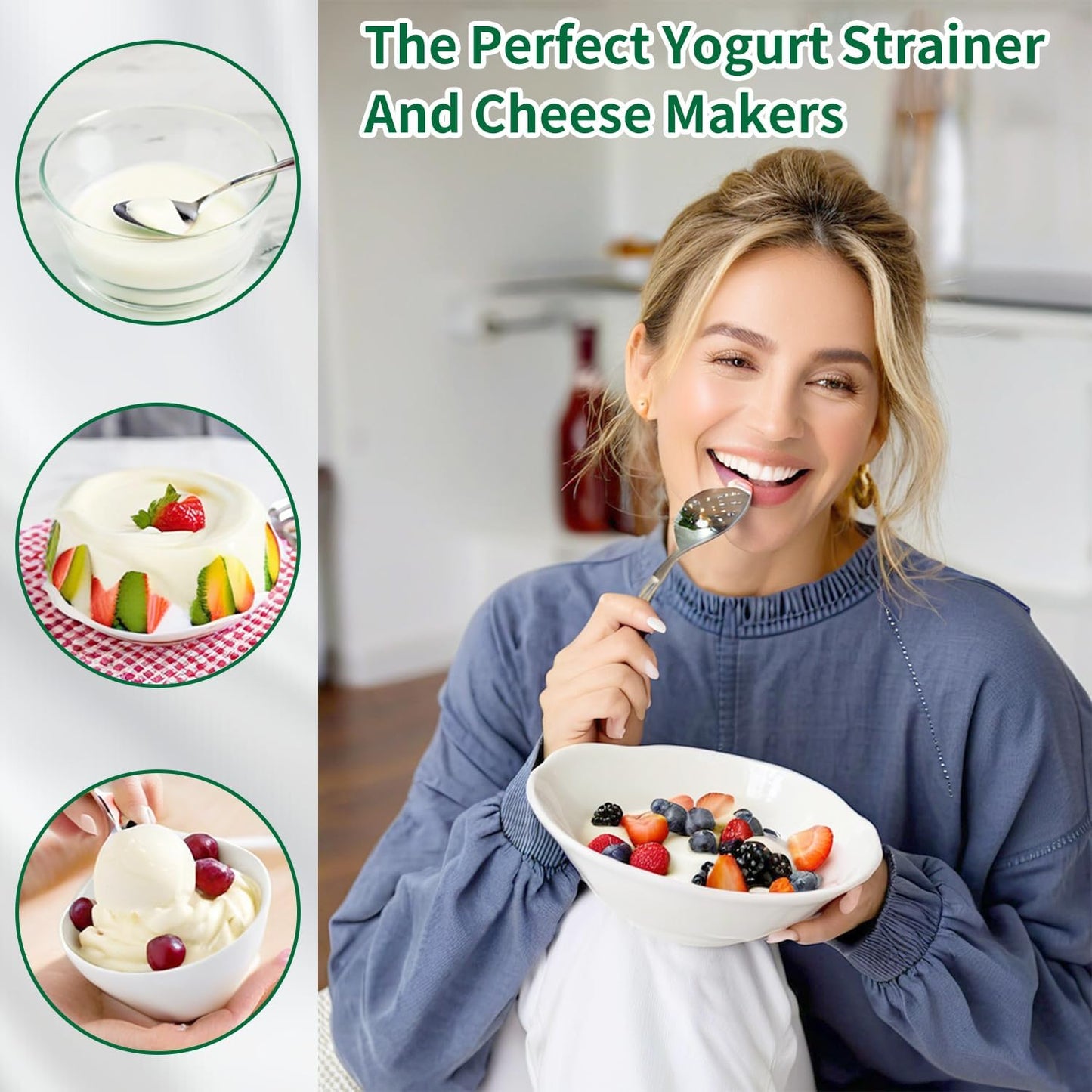 6 Pcs Nut Milk Bag 12 x 8 Inch Yogurt Strainer 200 Mesh Cheese Cloth Bag for Straining Reusable Fine Mesh Strainer for Filtering Yogurt Juice Coffee Tofu Tea Cheese
