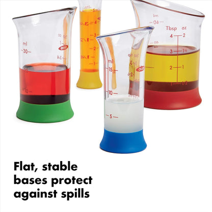 OXO Good Grips 7-Piece Nesting Measuring Beaker Set, Multicolored