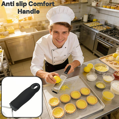 Premium Rotary Cheese Grater,Upgrade Multifunction Food Grade Stainless Steel Fine Grater for Parmesan, Garlic,Ginger,Chocolate,Lemon Zest,Dishwasher Safe,Non-Slip Handle,Rustproof & Durable
