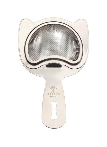 Barfly Fine Mesh Spring Strainer, Black
