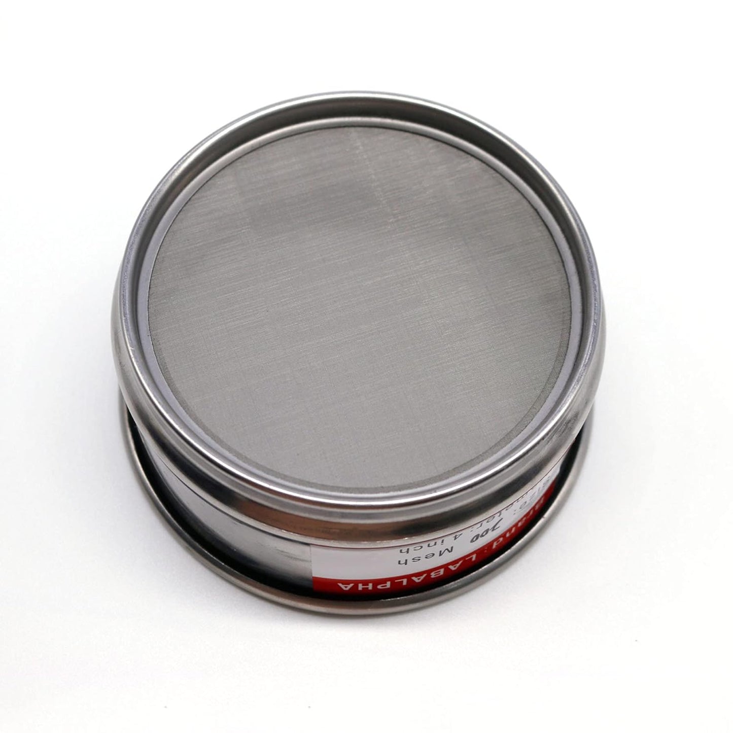 LABALPHA 70 Mesh Lab Sieves, Test Sieve #70 Mesh, 4'' Diameter, 304 Stainless Steel Wire Cloth (0.22mm)