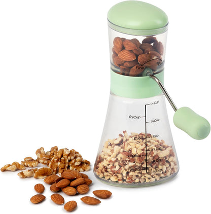 Prepworks by Progressive Nut Chopper with Non-Skid Base, Red