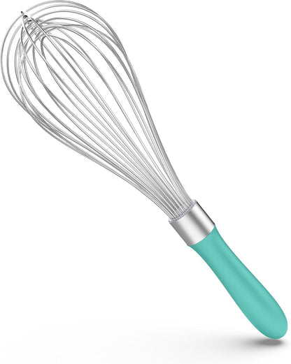 U-Taste 7" Mini Whisk for Cooking: 18/8 Stainless Steel Small Metal Kitchen Wisk, Tiny Hand Mixing Tool for Coffee, Egg, Sauce, 6-Wires Compact Head for Baking, Beating in Bowl, Mug, Jar (Set of 2)