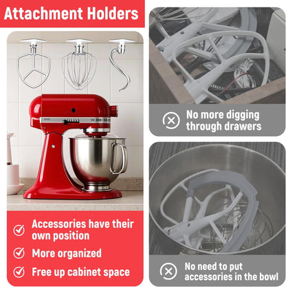 Flat Beater for KitchenAid 5-6 Quart Bowl-Lift Stand Mixer, Stainless Steel Paddle Attachments Fits for Kitchenaid Professional 5 Plus and 600 Seris Mixer, Mixing Accessories, Dishwasher Safe
