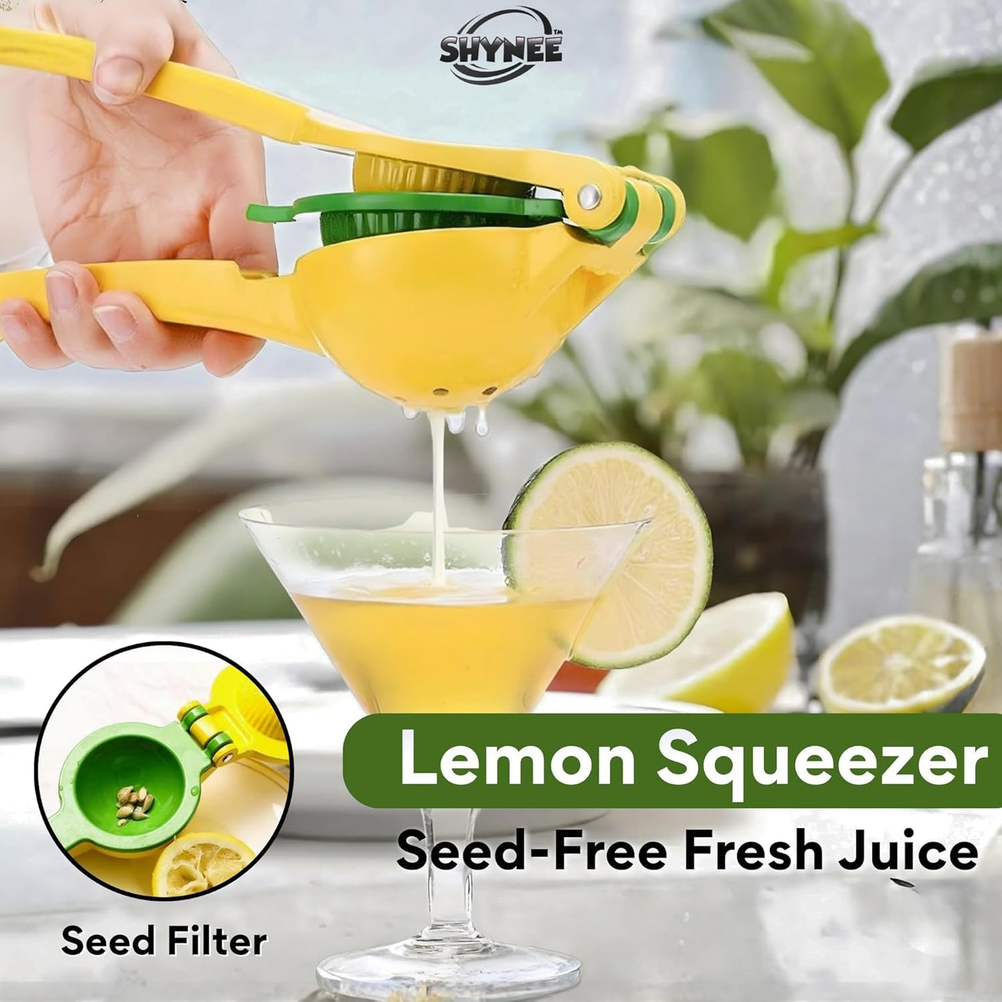 4PCs Kitchen Essentials Set – Premium Quality Lemon Squeezer, Garlic Press, Stainless Steel Whisk, Multi-Use Grater, Cheese Grater – Durable, Easy to Clean Cooking Tools Set for Everyday Meal Prep