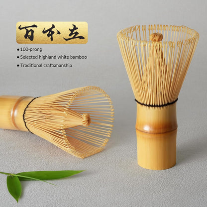8 Pcs Matcha Whisk Set, Matcha Kit Gifts for Women, Mottled Green