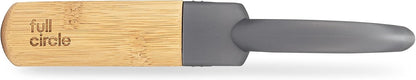Peel Good Collection Straight Peeler – Bamboo and Stainless Steel Fruit and Vegetable Peeler – Removable Swivel Head - Kitchen Tool for Carrots, Apples, Potatoes and More