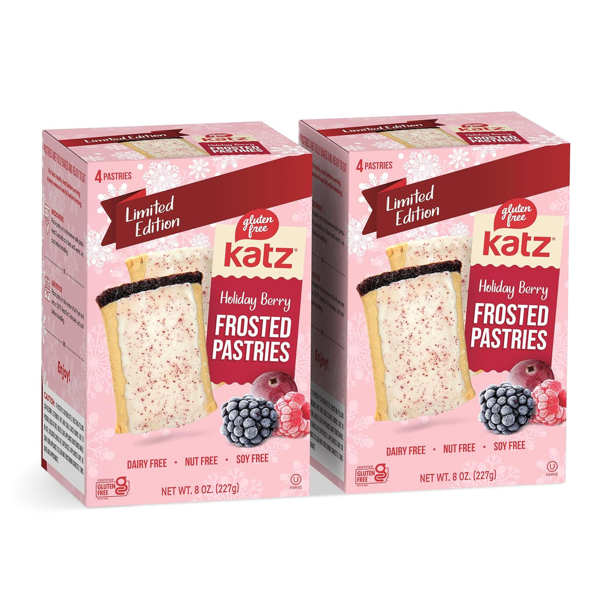Iced Berry Toaster Pastries, Limited Edition 8oz (4pk)