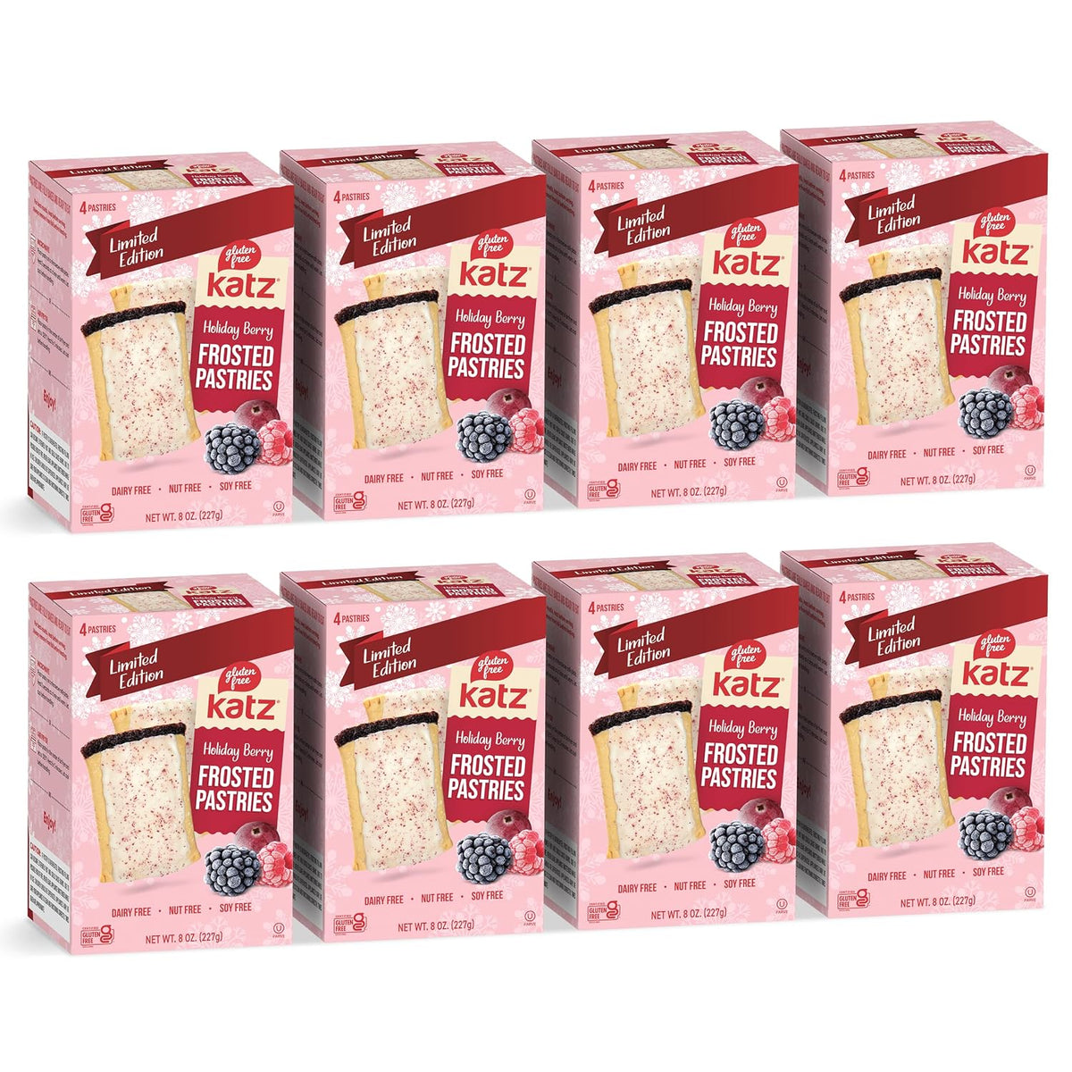 Iced Berry Toaster Pastries, Limited Edition 8oz (4pk)