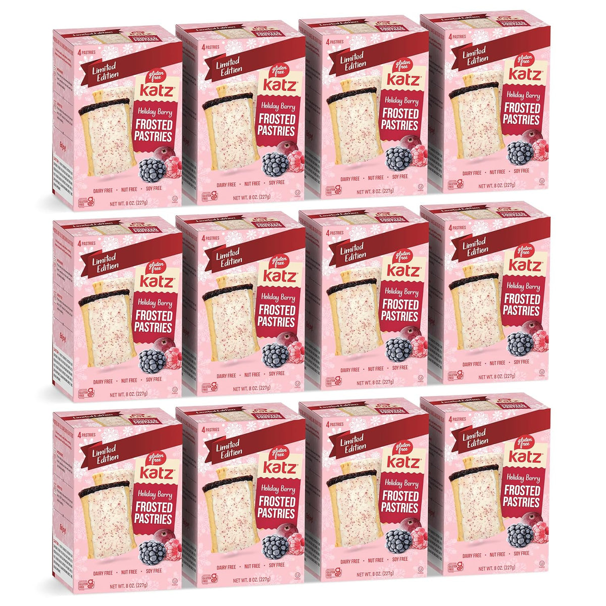 Iced Berry Toaster Pastries, Limited Edition 8oz (4pk)