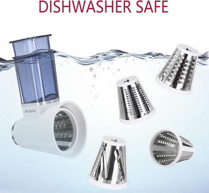 Slicer Shredder Attachment for Kitchenaid Stand Mixer, Salad Machine with Vegetable Slicer, Salad Maker, Food Slicers Cheese Grater Attachments for Kitchenaid Mixer Dishwasher Safe ,Blue