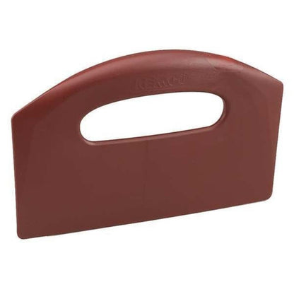 Remco 6960MD4 Red Polypropylene Metal Detectable Bench Scraper, Injection Molded Blade, 5" L x 8.5" W, 1 Piece