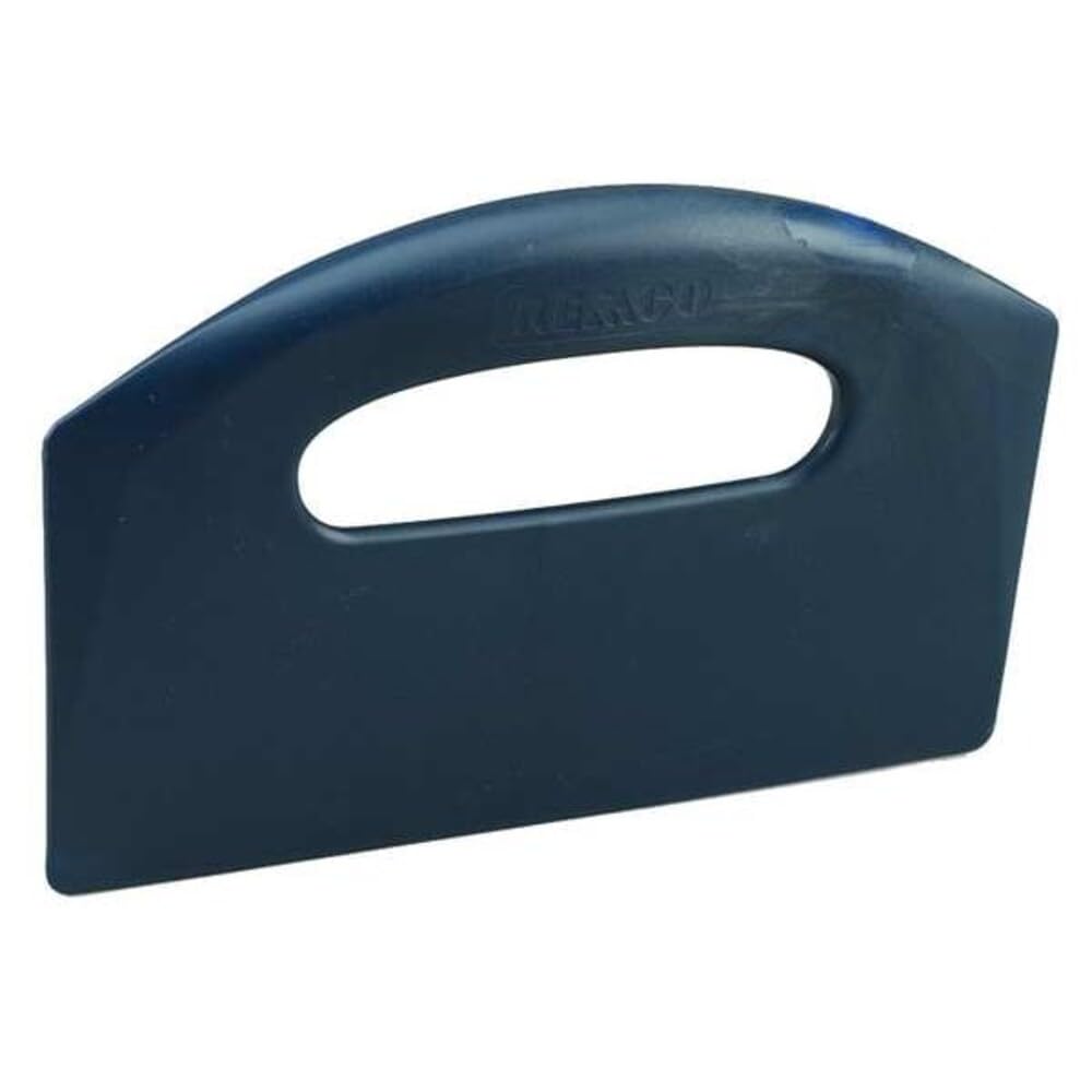 Remco 6960MD4 Red Polypropylene Metal Detectable Bench Scraper, Injection Molded Blade, 5" L x 8.5" W, 1 Piece