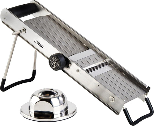 Mandoline Slicer Set, Built-in Blades w/Handguard, S/S