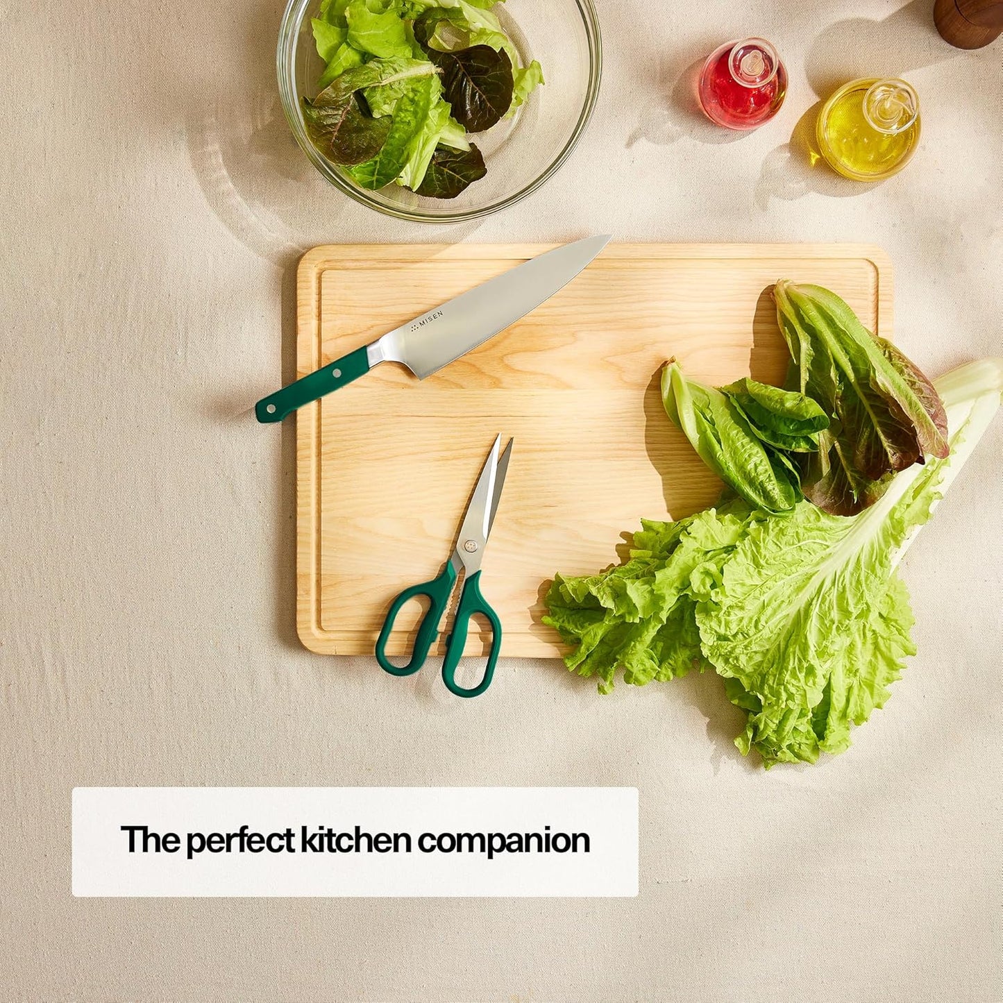 Heavy Duty Kitchen Shears - Stainless Steel, Versatile and Easy Clean Scissors for Meat, Herbs and Veggies - Ambidextrous Comfort Handle - Professional Grade - Red