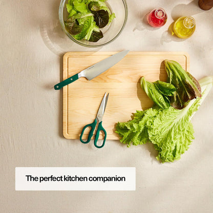 Heavy Duty Kitchen Shears - Stainless Steel, Versatile and Easy Clean Scissors for Meat, Herbs and Veggies - Ambidextrous Comfort Handle - Professional Grade - Red