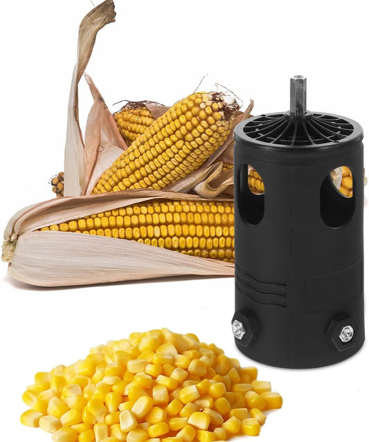 Automatic Corn Peeler Stripper Portable Small Household Corn Sheller Thresher Tool for Fast Kernel Removal and Cob Separation in Kitchen Use
