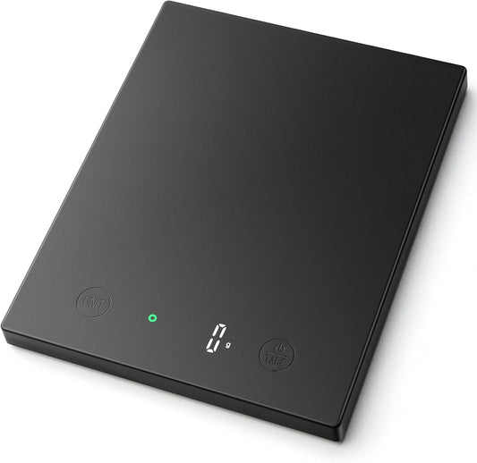 22lb/10kg Food Scale, Precision 0.1oz/1g by Our Professional Scale Factory Since 2001, Kitchen Scales Digital Weight Grams and Ounces for Cooking and Baking, LED, 3*AAA Batteries, Black