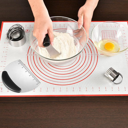 Pastry Cutter, Biscuit Cutter, Dough Scraper, Pastry Blender, Baking Mats
