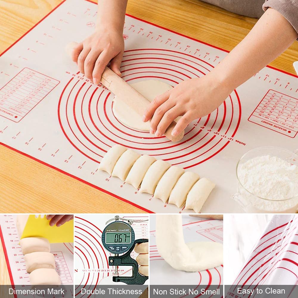 Pastry Cutter, Biscuit Cutter, Dough Scraper, Pastry Blender, Baking Mats