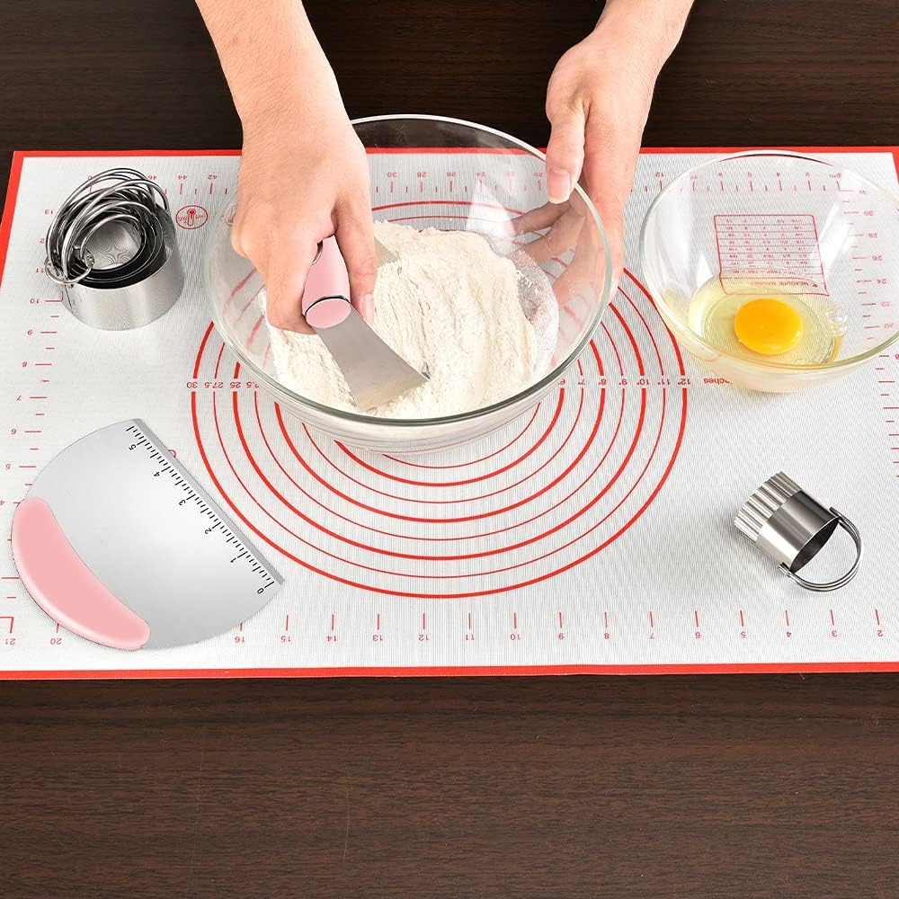 Pastry Cutter, Biscuit Cutter, Dough Scraper, Pastry Blender, Baking Mats