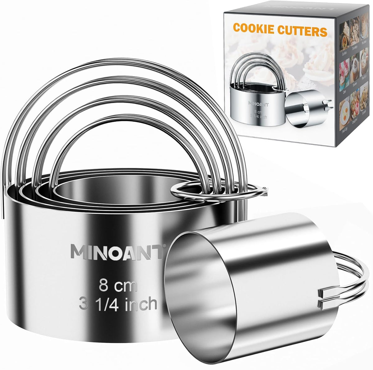 Pastry Cutter, Biscuit Cutter, Dough Scraper, Pastry Blender, Baking Mats