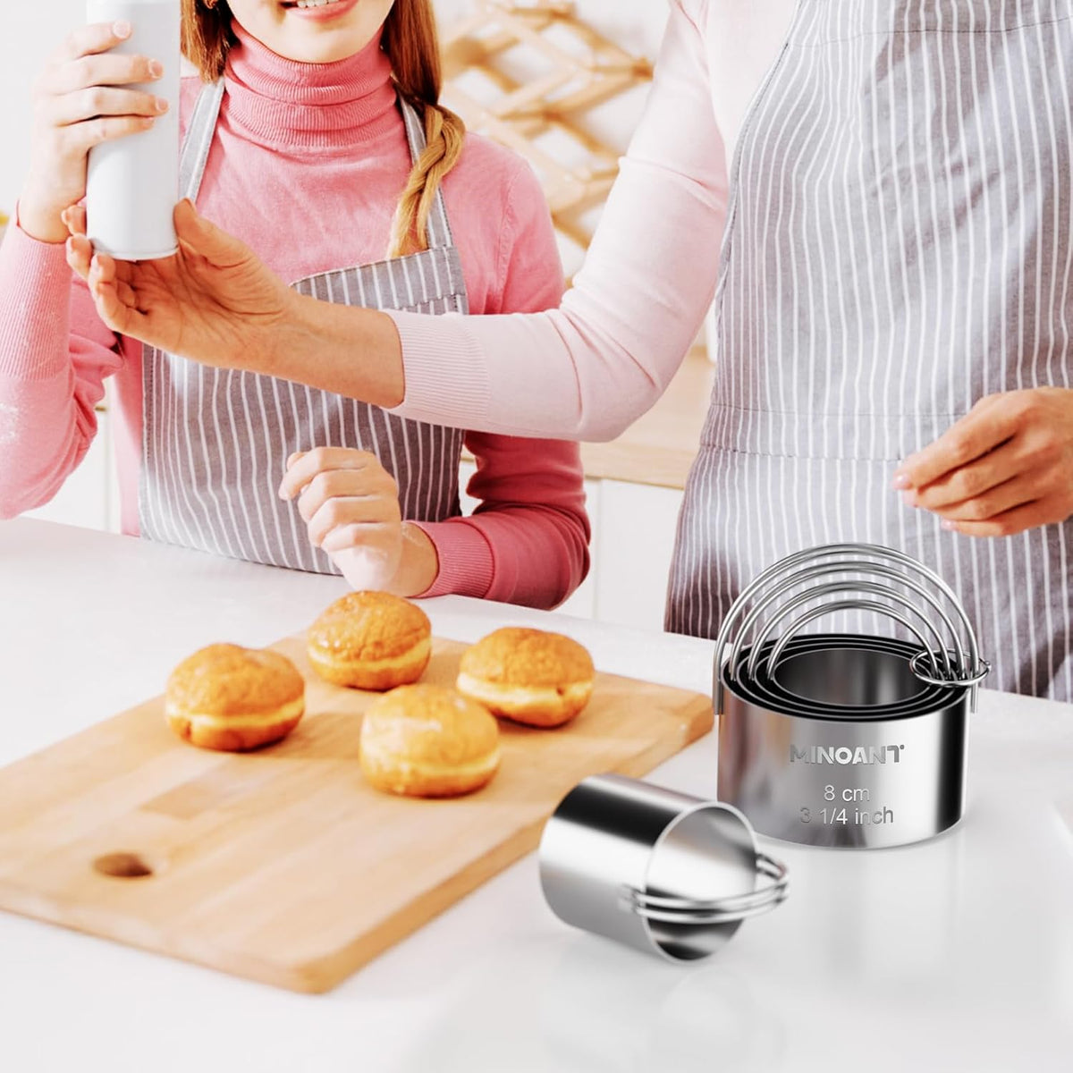 Pastry Cutter, Biscuit Cutter, Dough Scraper, Pastry Blender, Baking Mats