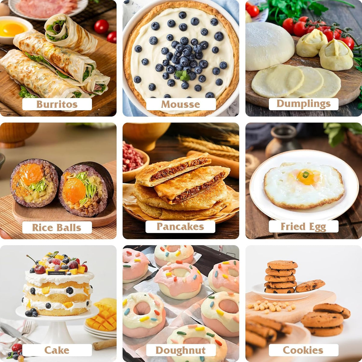 Pastry Cutter, Biscuit Cutter, Dough Scraper, Pastry Blender, Baking Mats