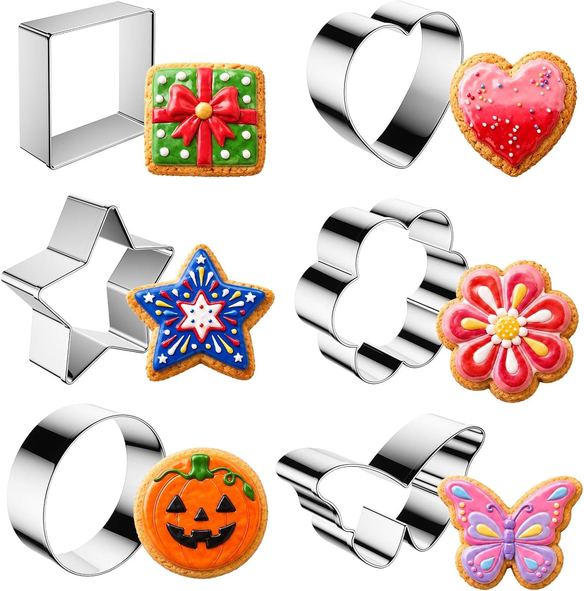Pastry Cutter, Biscuit Cutter, Dough Scraper, Pastry Blender, Baking Mats