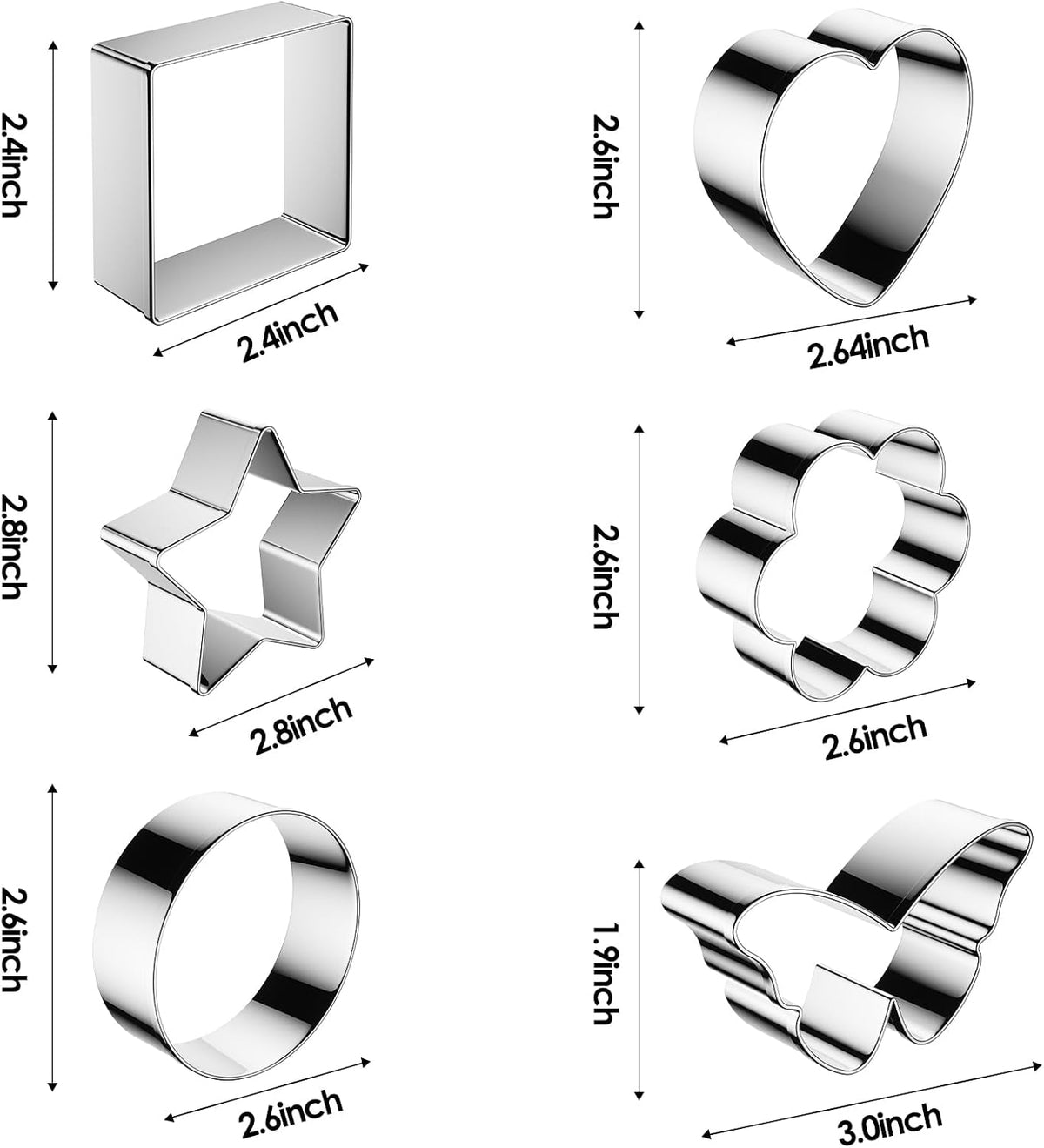 Pastry Cutter, Biscuit Cutter, Dough Scraper, Pastry Blender, Baking Mats