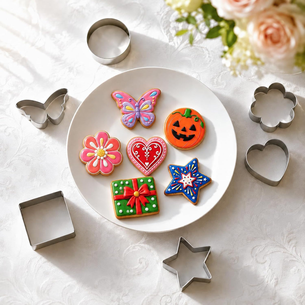 Pastry Cutter, Biscuit Cutter, Dough Scraper, Pastry Blender, Baking Mats
