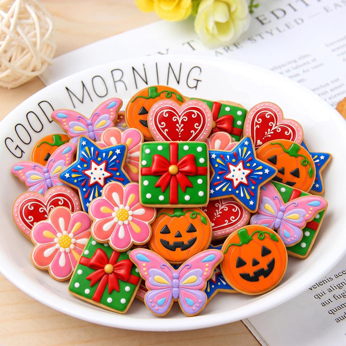 Pastry Cutter, Biscuit Cutter, Dough Scraper, Pastry Blender, Baking Mats