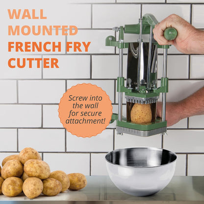 Commercial Grade French Fry Cutter, Complete Combo Sets 15 Pieces