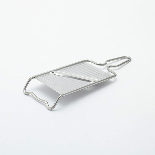 Japanese Double-Edged Slicer, Mandoline, Stainless Steel, Made in Sanjo, Japan, Silver