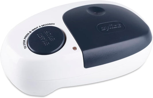 EasiCan Electric Can Opener – One-Touch Automatic Tin Opener with Magnet for Safe Lid Removal – Compact, Hands-Free Design for All Can Sizes – Battery Operated, Easy to Use and Store