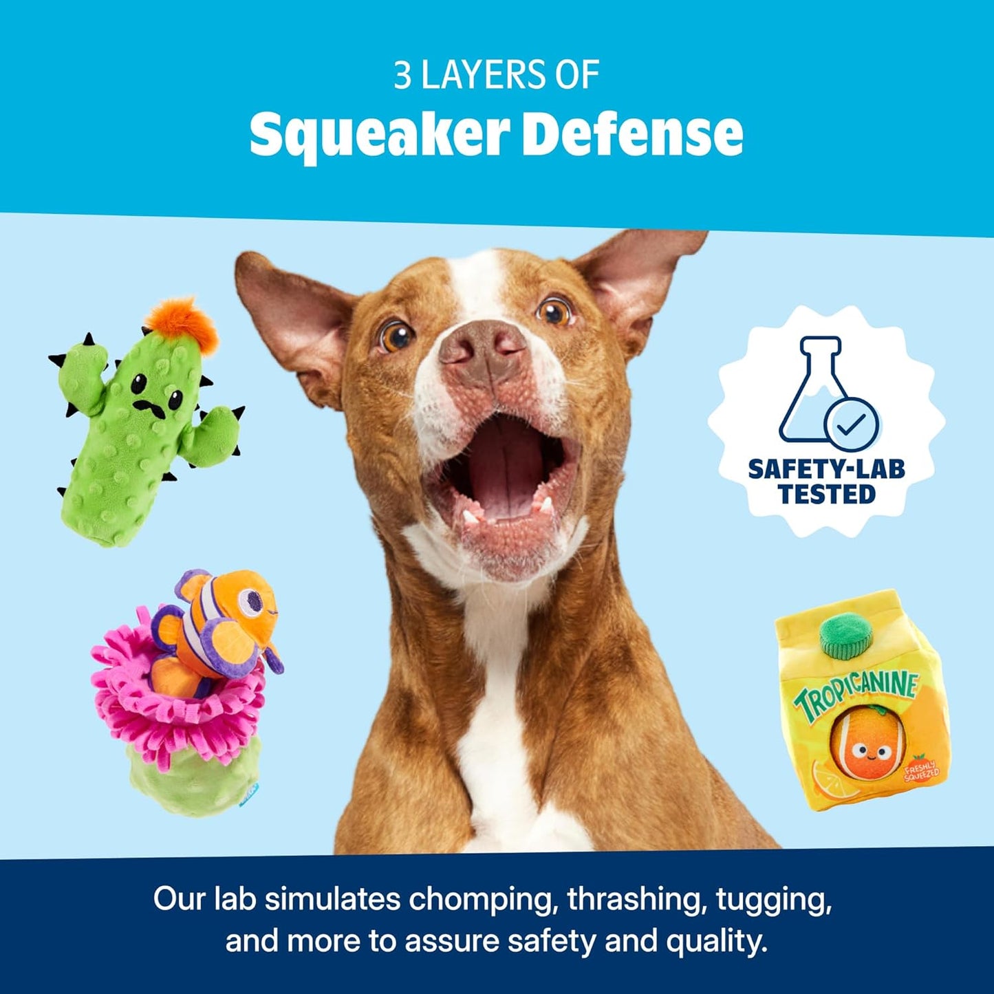 Barkbox Baller Melons Squeaky Tennis Balls for Dogs | Trio of Watermelon-Themed Fetch Balls with Squeakers | for Extra Small to Medium Dogs