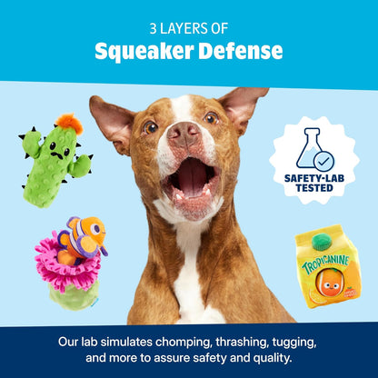 Barkbox Baller Melons Squeaky Tennis Balls for Dogs | Trio of Watermelon-Themed Fetch Balls with Squeakers | for Extra Small to Medium Dogs