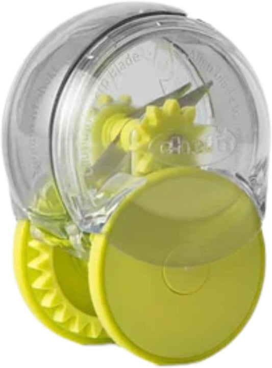 GarlicZoom Garlic Chopper, Handheld Garlic Mincer with Rolling Action, Easy to Use and Clean, Compact Size for Quick Prep, Dishwasher Safe